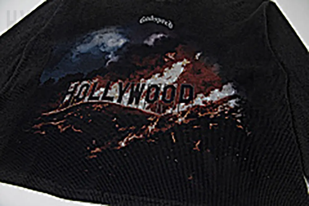 Printed graphic on the front of the clothes