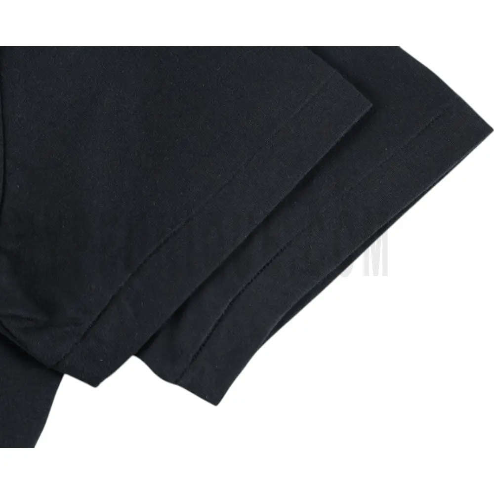 The sleeves of the black clothes