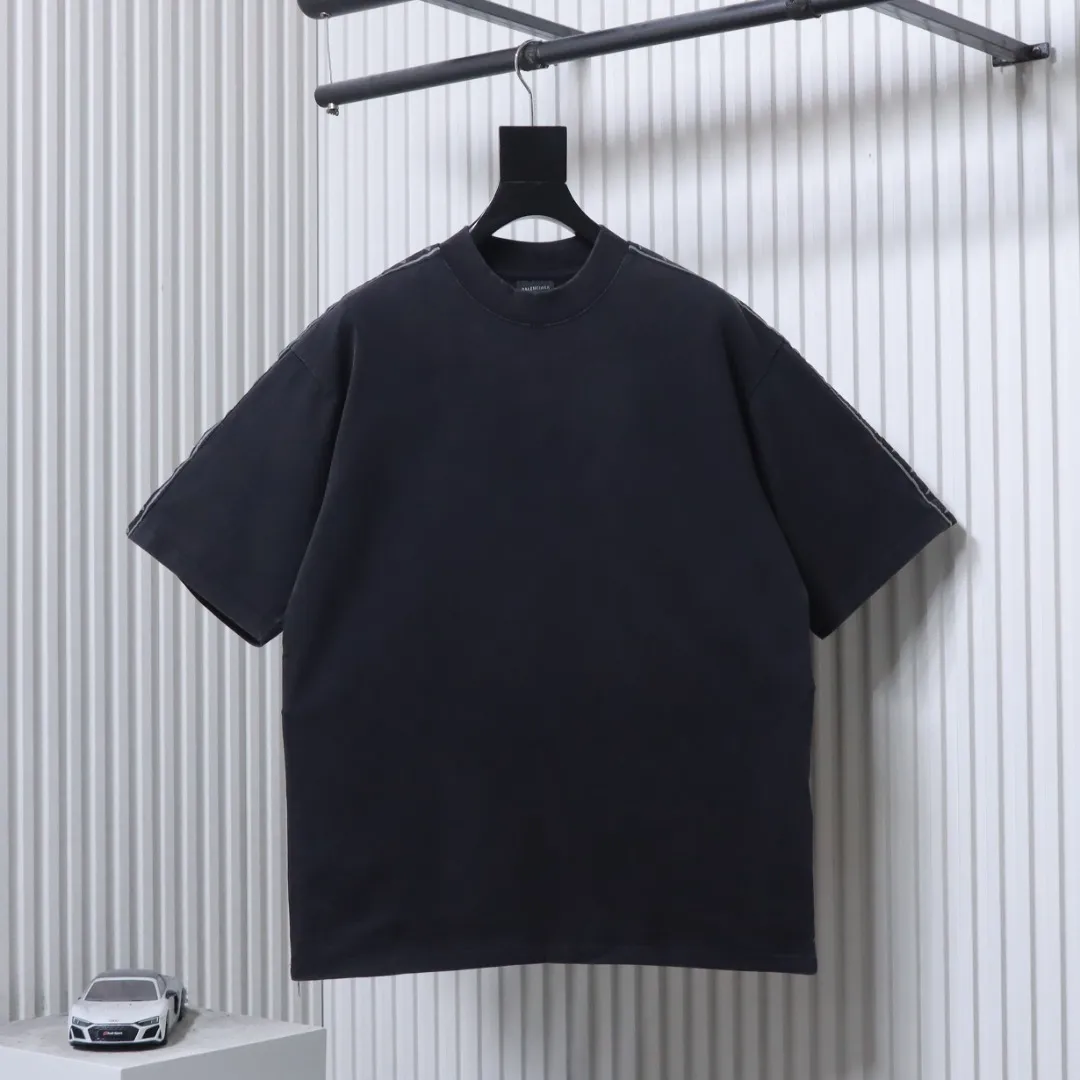Jacquard Slogan T-Shirt