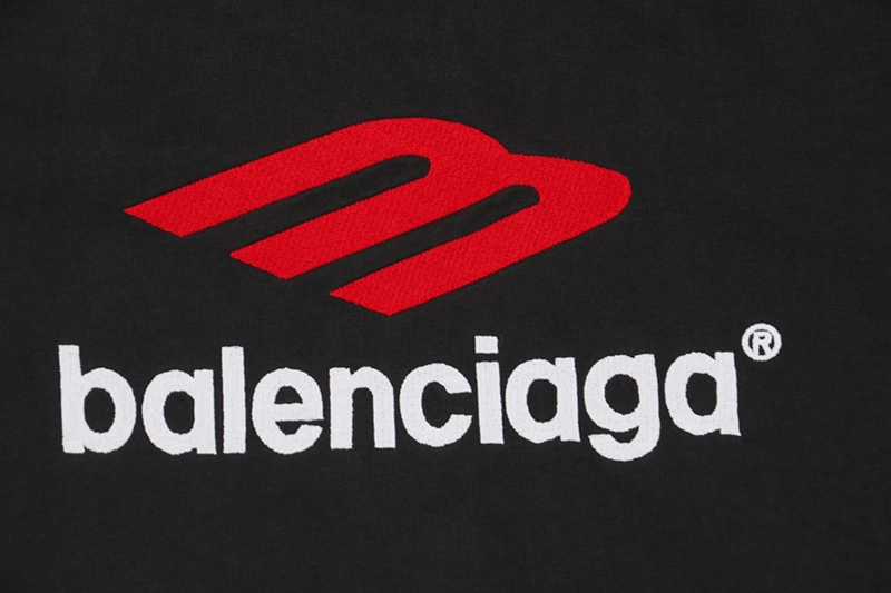 Balenciaga 3B Sports Icon Embroidered T-Shirt Reps