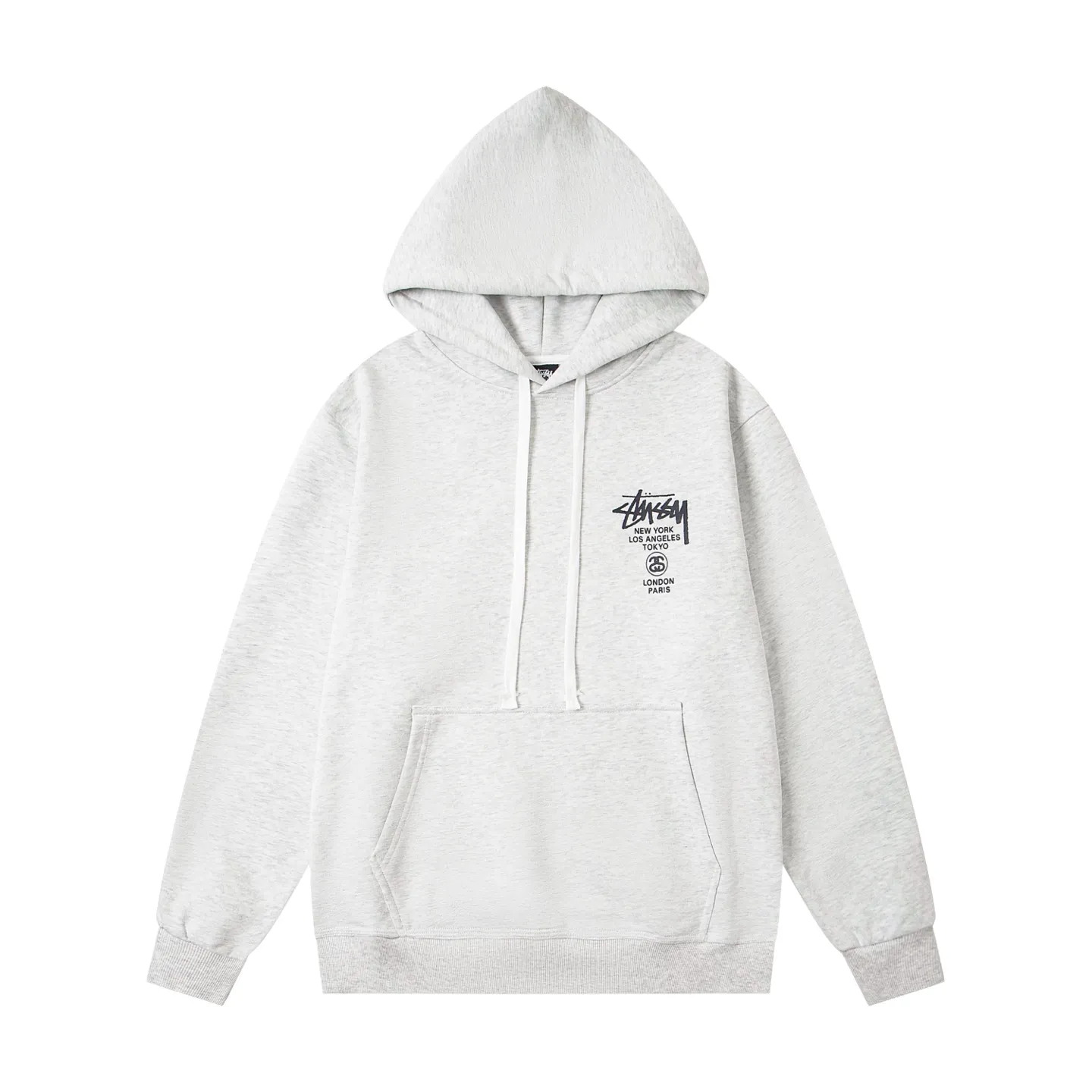 Stussy World Tour Letter Print Hoodie