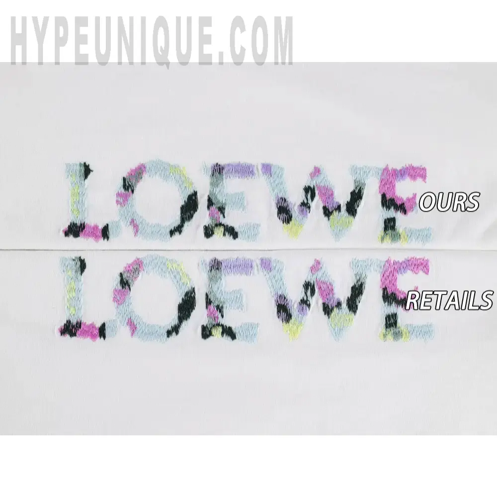 Embroidered graphic on the front of the garment