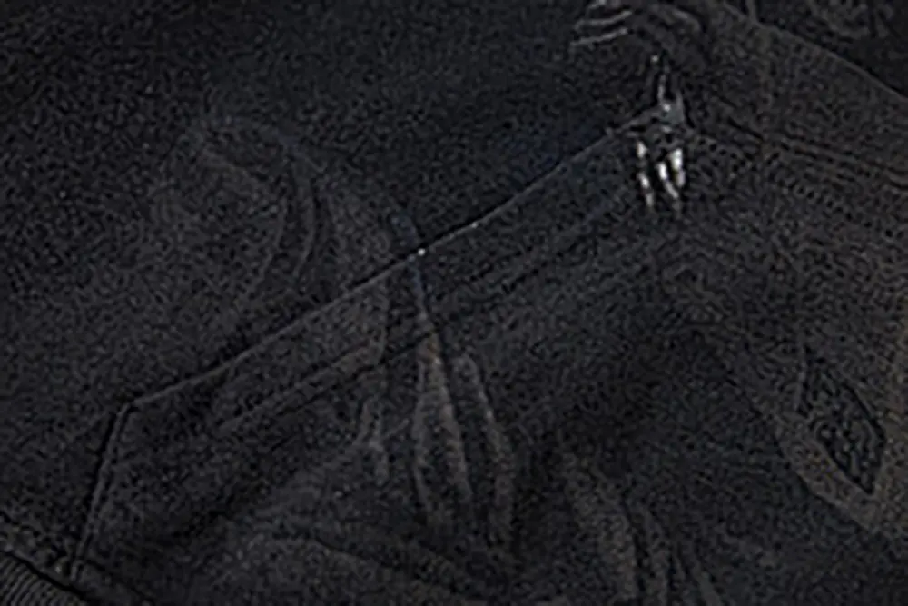 Printed graphic on the front of the clothes