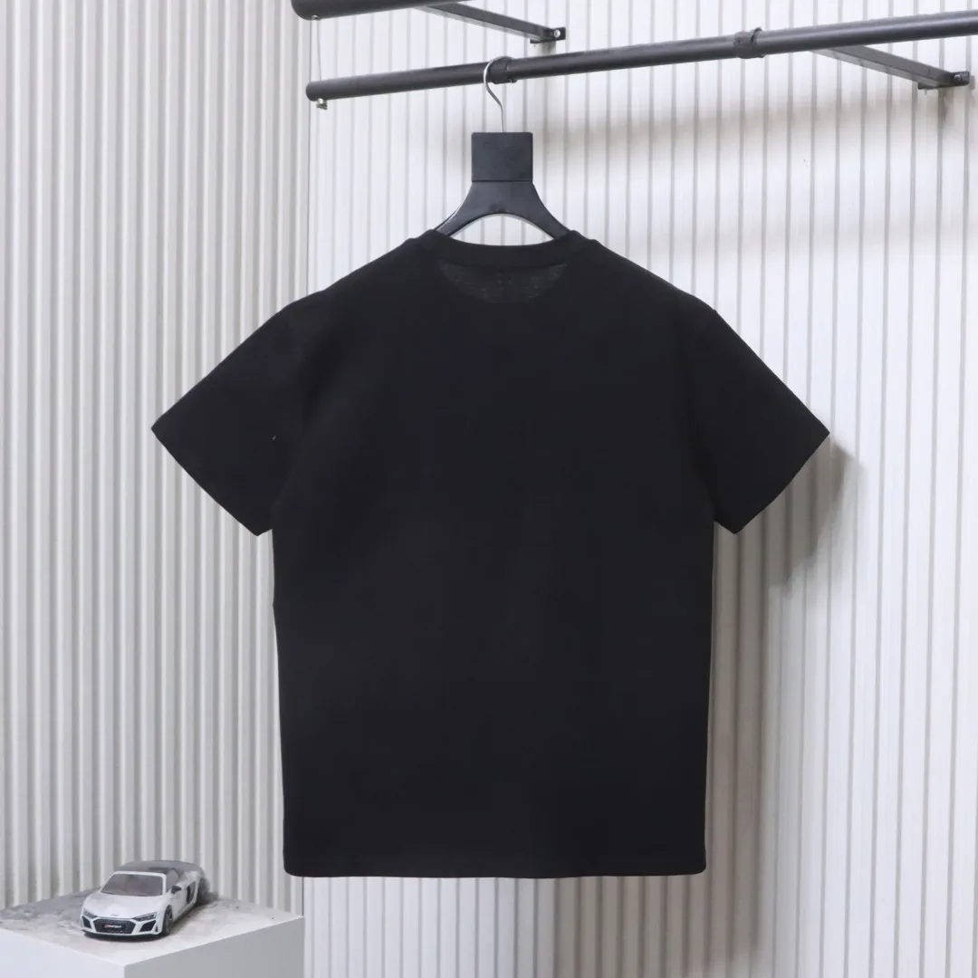 Back ADW Small Letter Logo Crew Neck T-Shirt