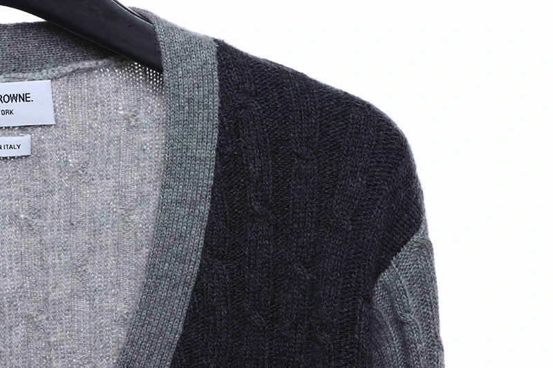 Rough Cross Flower V-Neck Cardigan