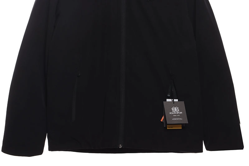 Simple Small Label Thin Cotton Coat