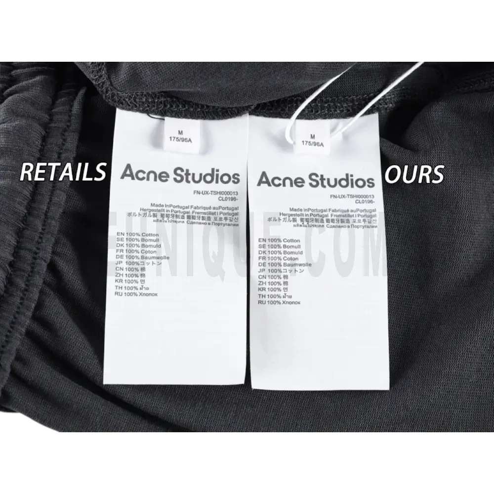 Washing Label Comparison Diagram