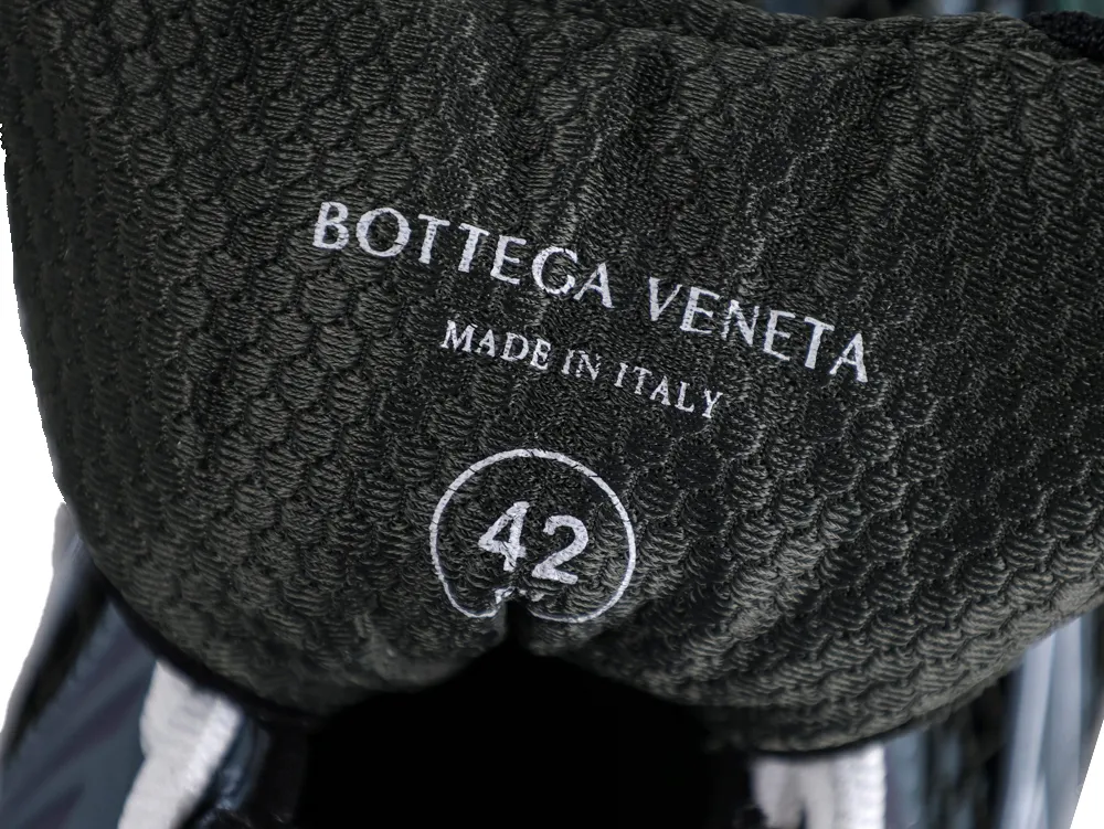 Bottega Veneta Orbit Sneaker Dark Green Size Label Detail