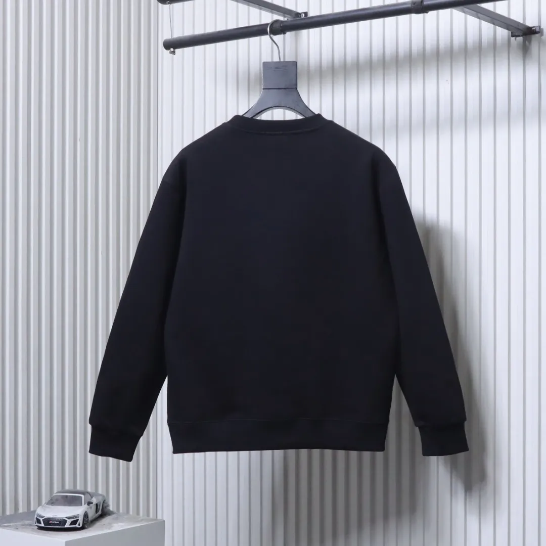 Back View BBR Colorful Equestrian Knight Oversized Sweatshirt