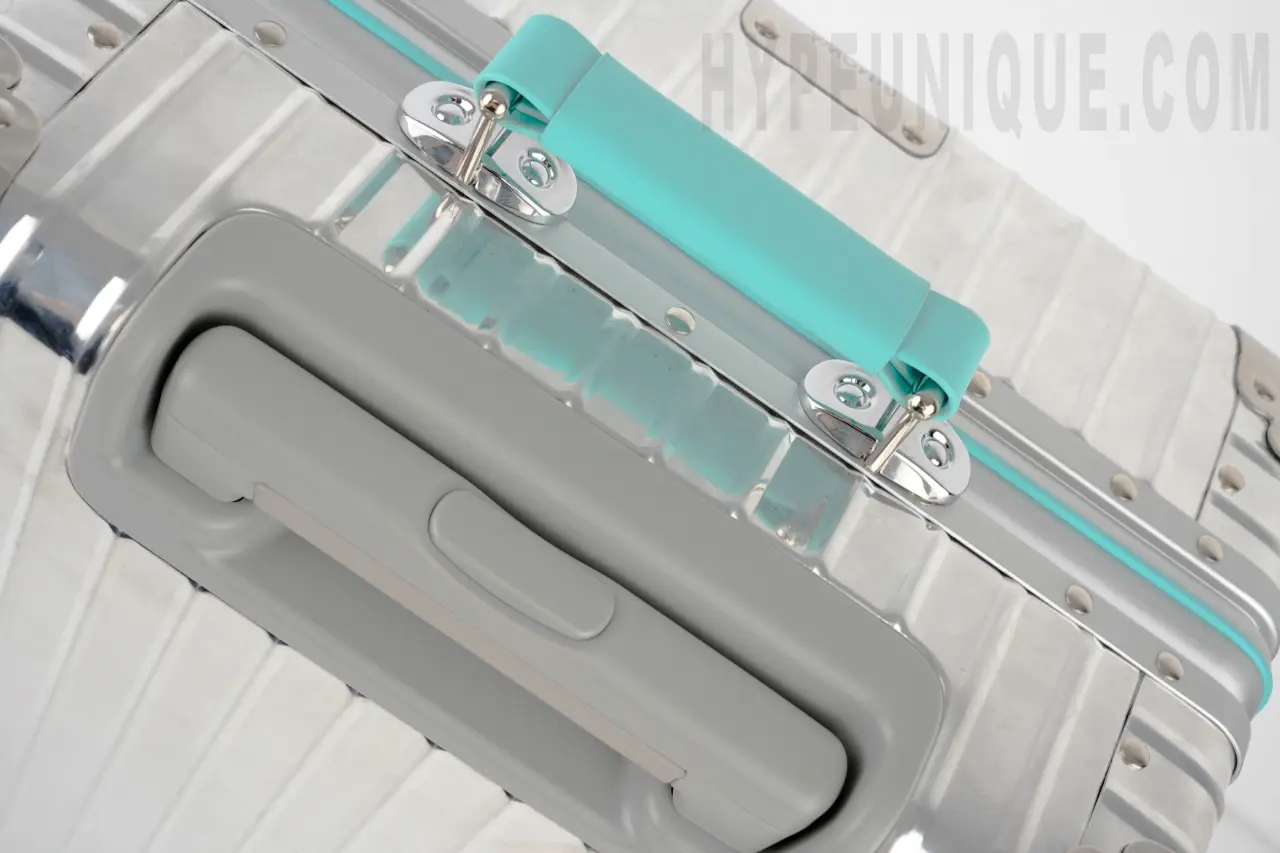 Silver Rolling Suitcase