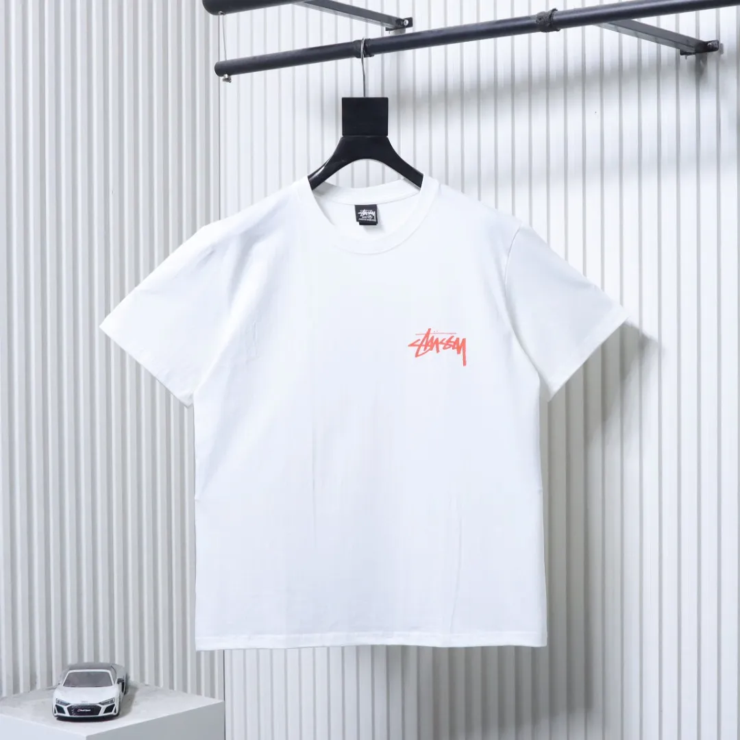 Stussy Marilyn Monroe Print Short Sleeve T-Shirt Color White