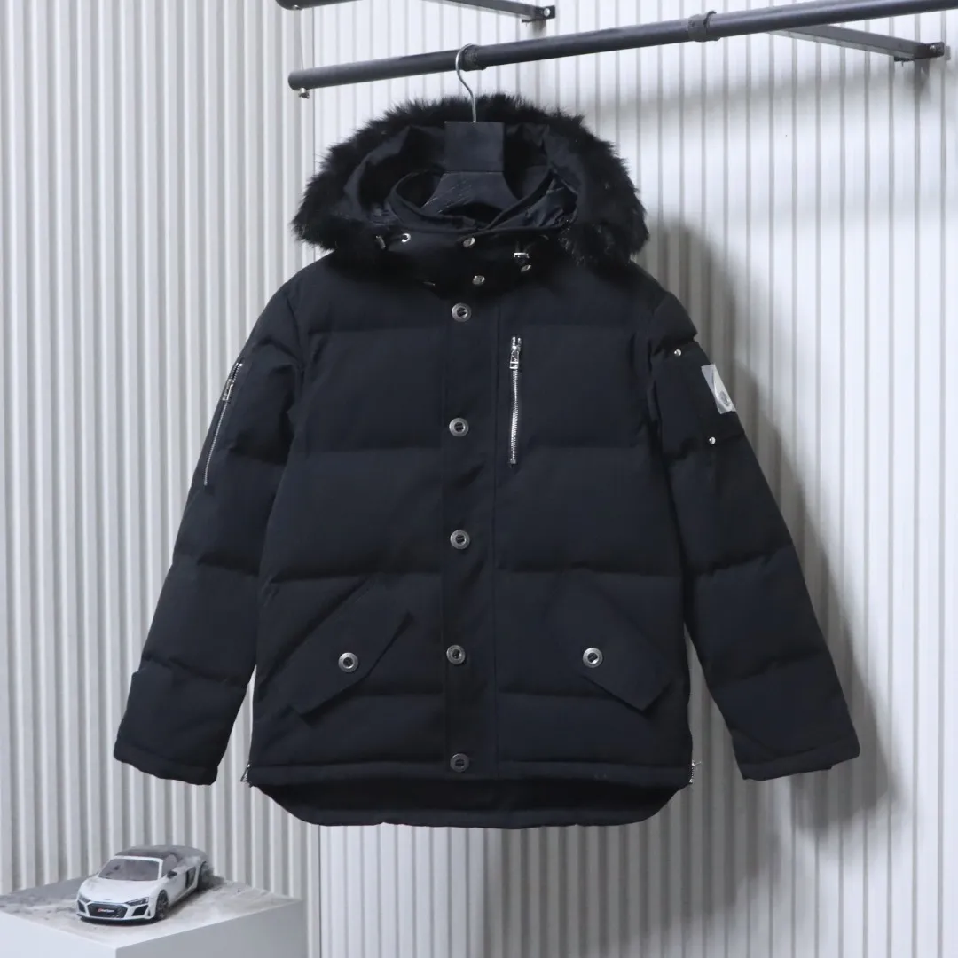 M.K. 06 Silver Scissors Fur Collar Down Jacket