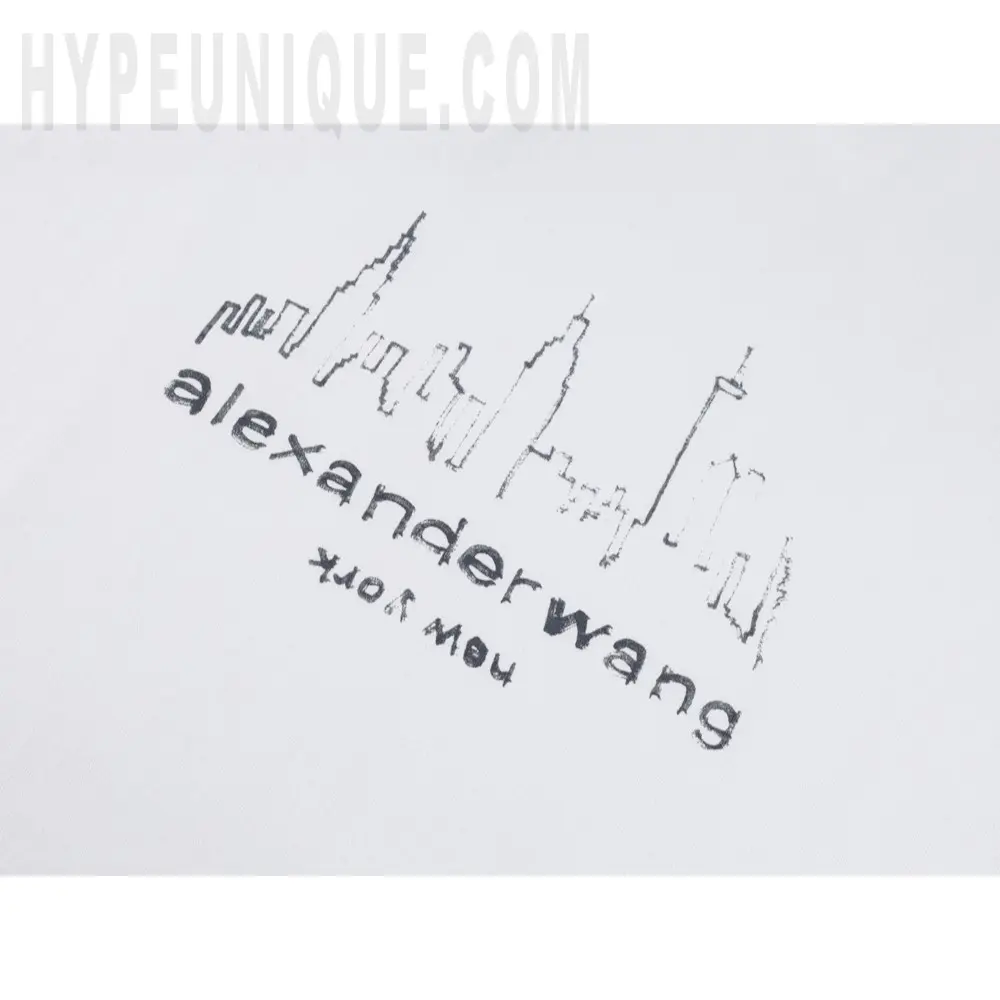 Printed graphic on the front of the garment