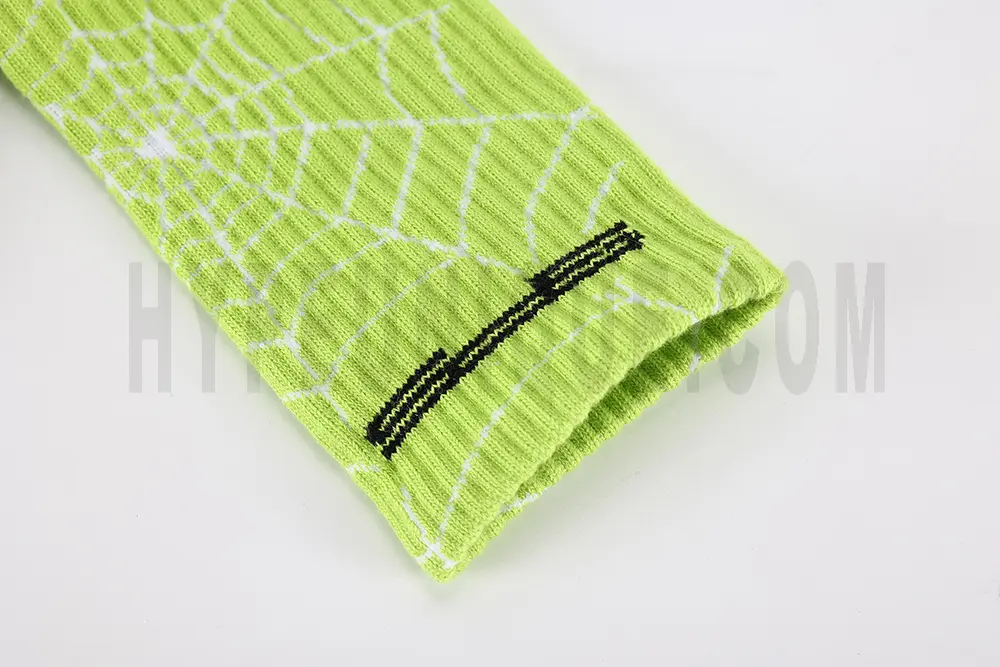 Sp5der All Over Print Socks ‘Green’ Replica
