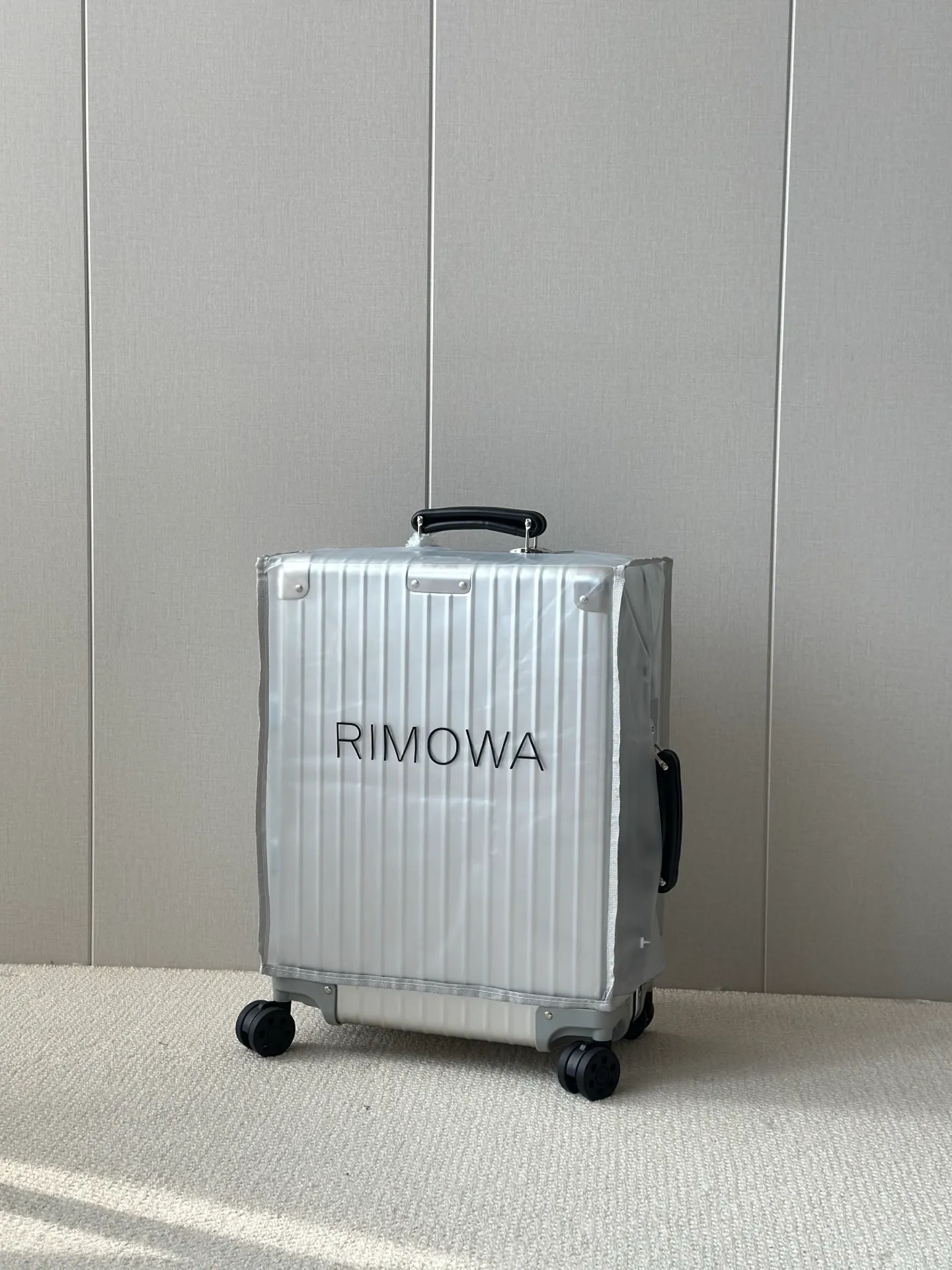 973 Retro Silver Aluminum Carry-On Suitcase