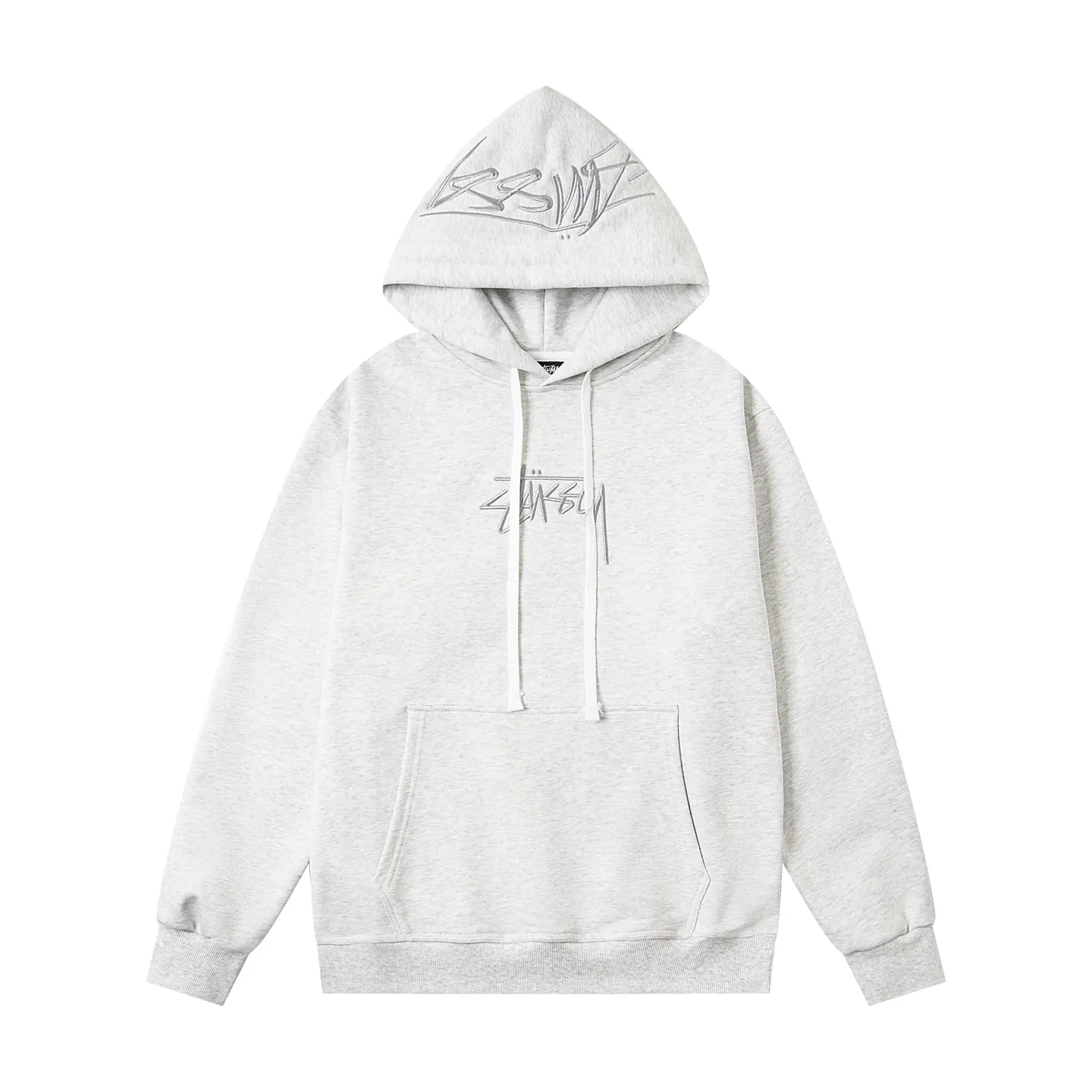 Stussy Double Embroidered Logo Hoodie