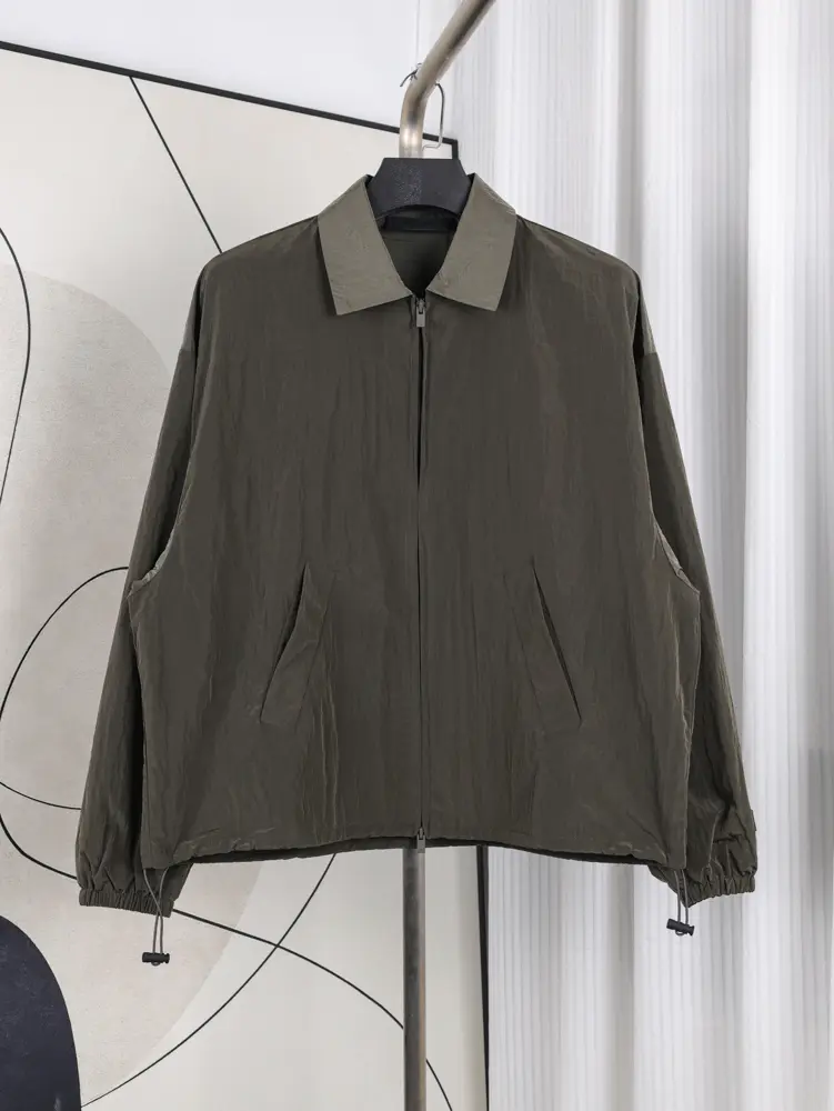 Fear of God Essentials Women’s Crinkle Nylon Shell Bomber
