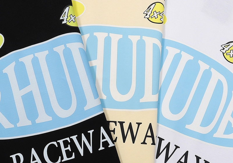 Rhude Graphic Print T-Shirt Reps