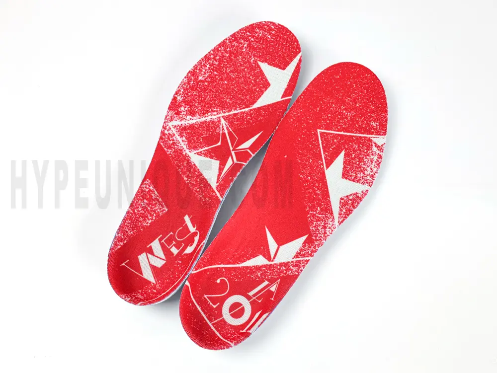 the red insole