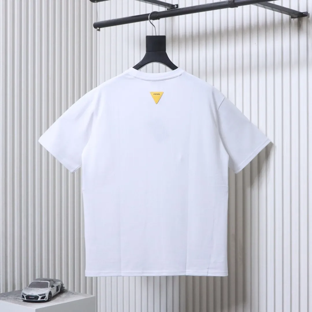 Back Logo Print Cotton T-Shirt