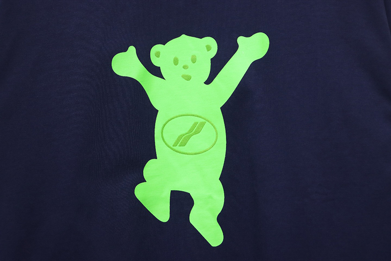 Double-Sided Bear Printed T-Shirt