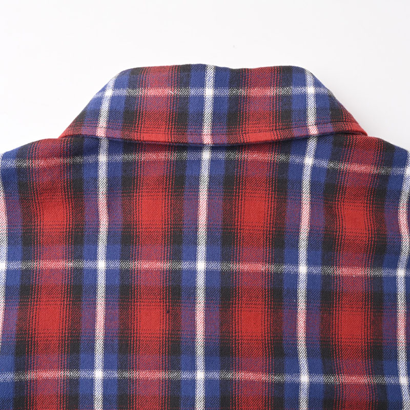 Plaid Double-Layer Double-Sided Shirt Jacket