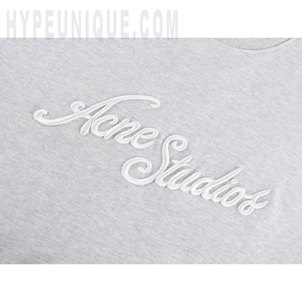 Embroidered graphic on the front of the garment