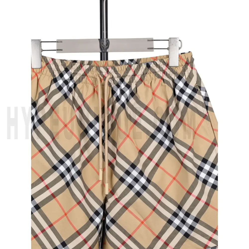 The front of the shorts
