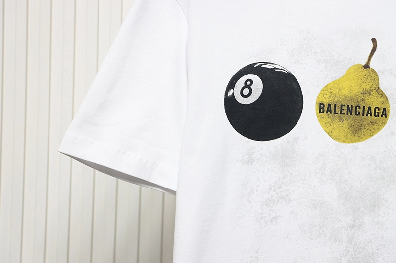 Balenciaga Custard Apple Print T-Shirt