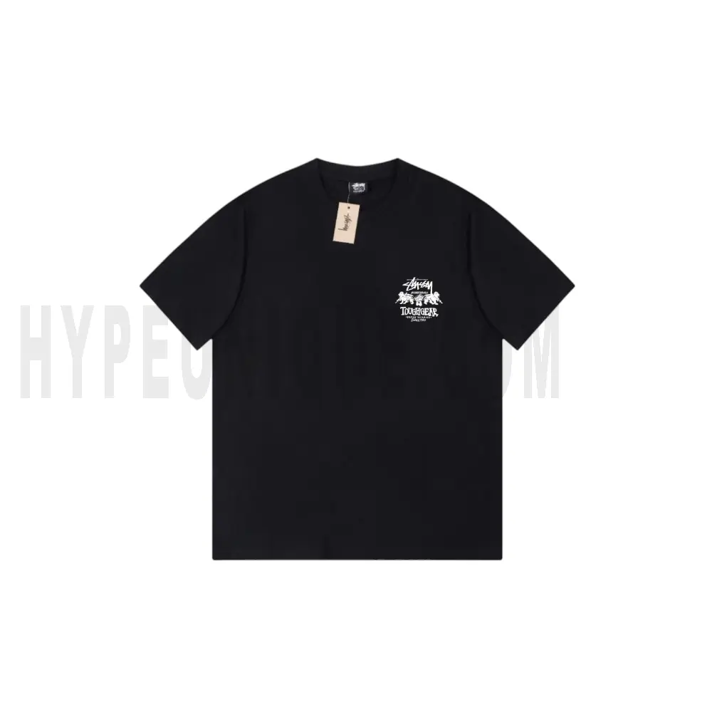 The front of the black clothes