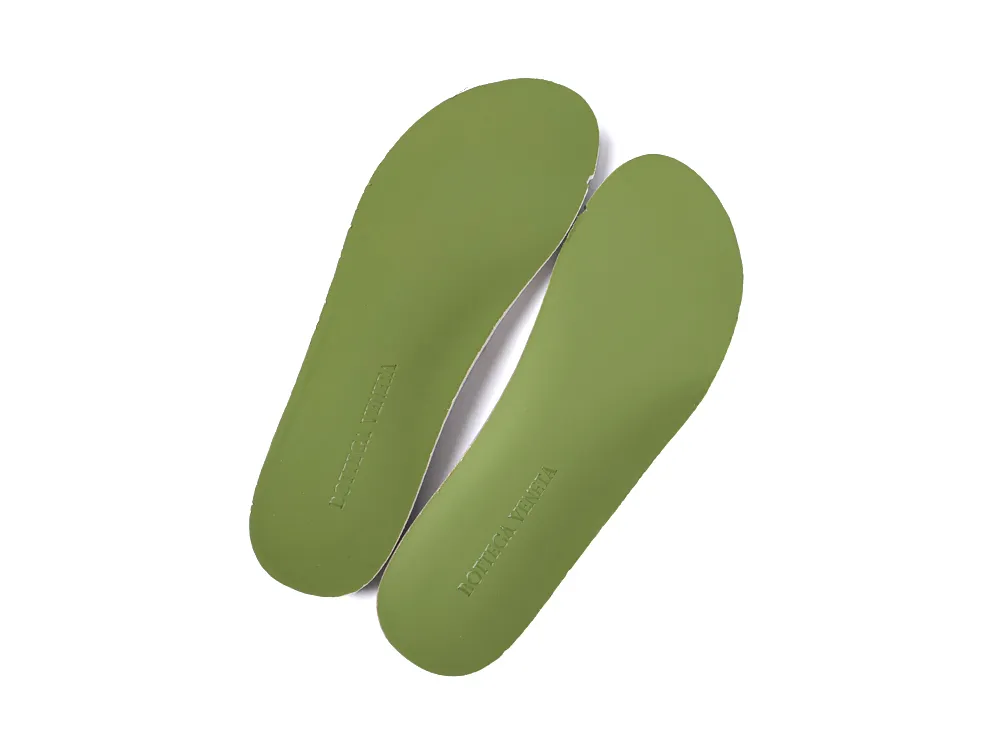 BV Orbit Flash Sneakers Matcha Green Insoles Detail