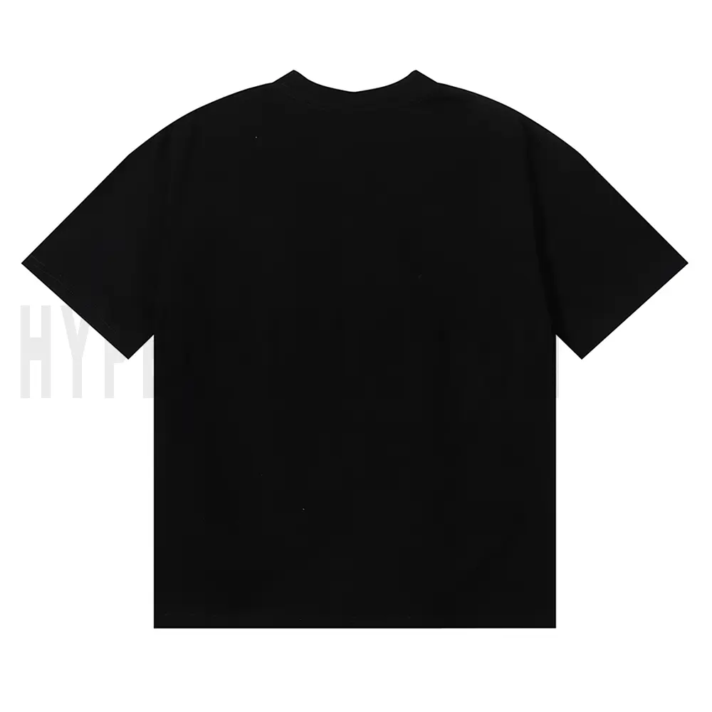 The back of the black clothes