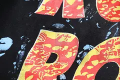 Printed graphic on the front of the clothes
