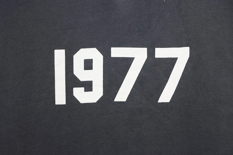 Fear Of God 1977 Flocked Polo Collar Sweatshirt