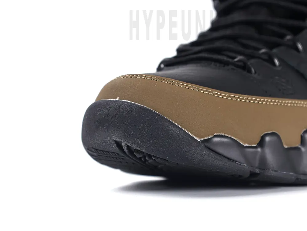 the brown toe box