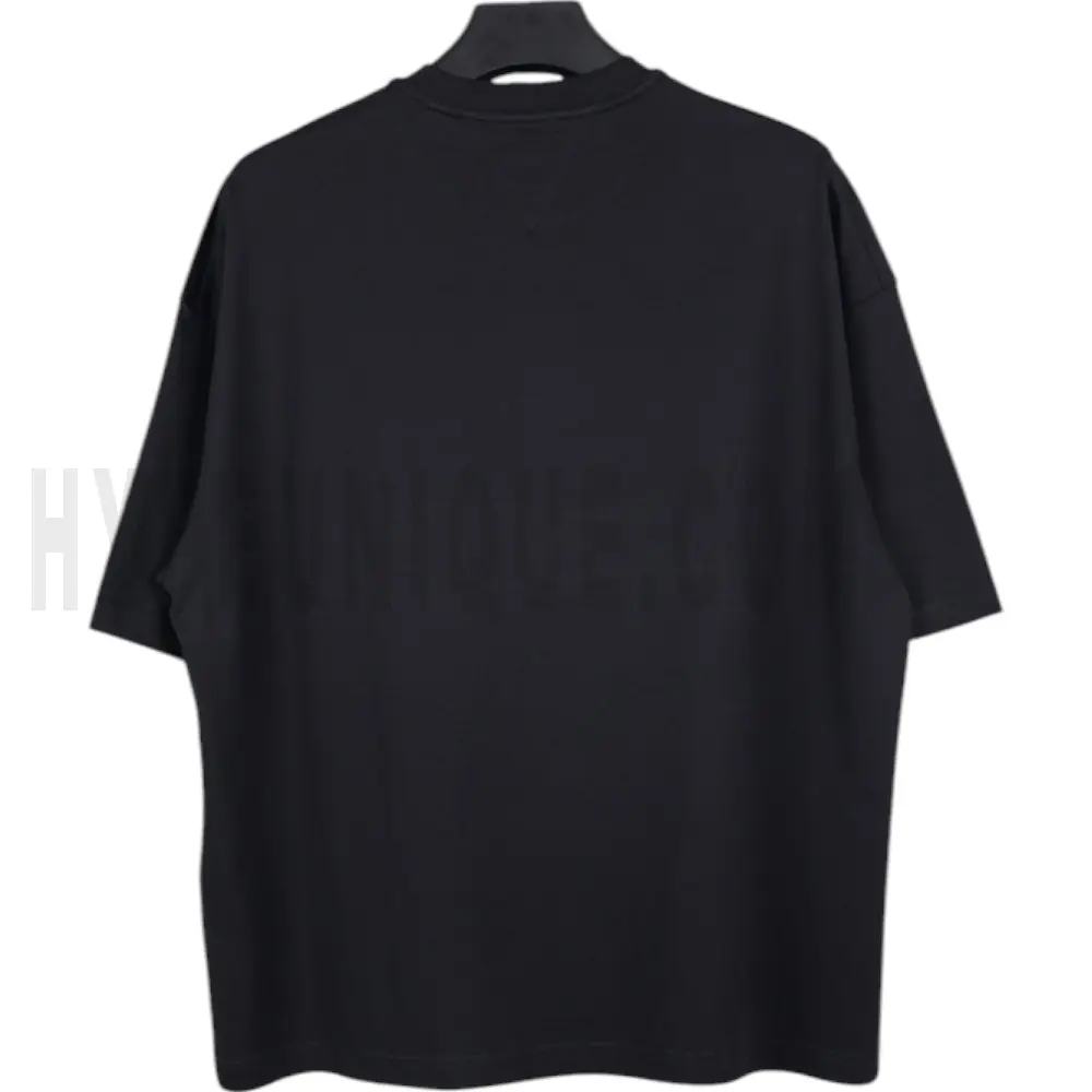 The back of the black clothes