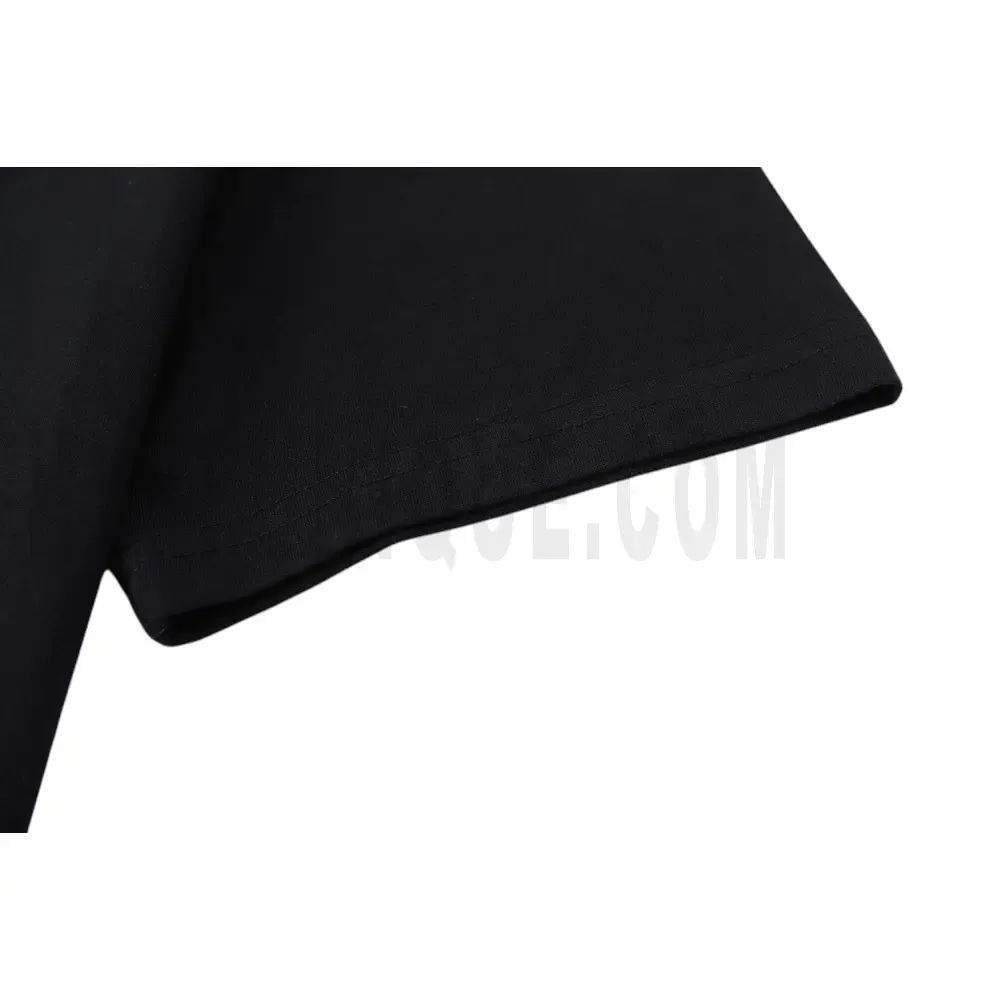The sleeves of the black clothes