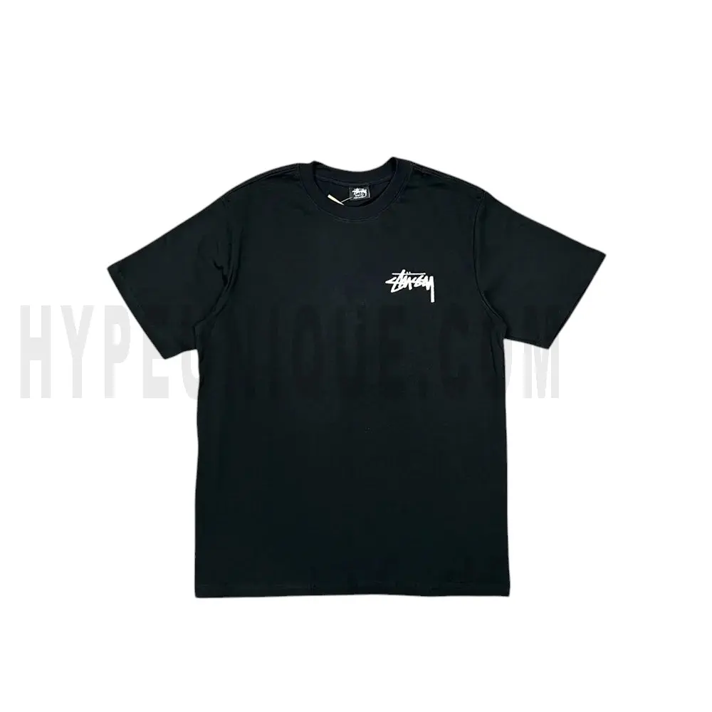 The front of the black clothes