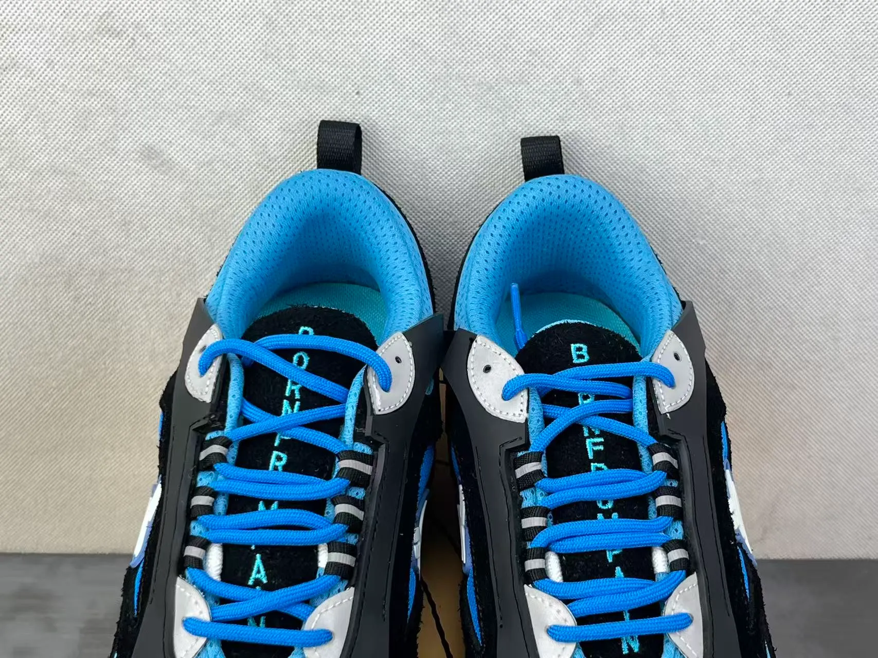 Shoe Lace and Logo Patch Detail