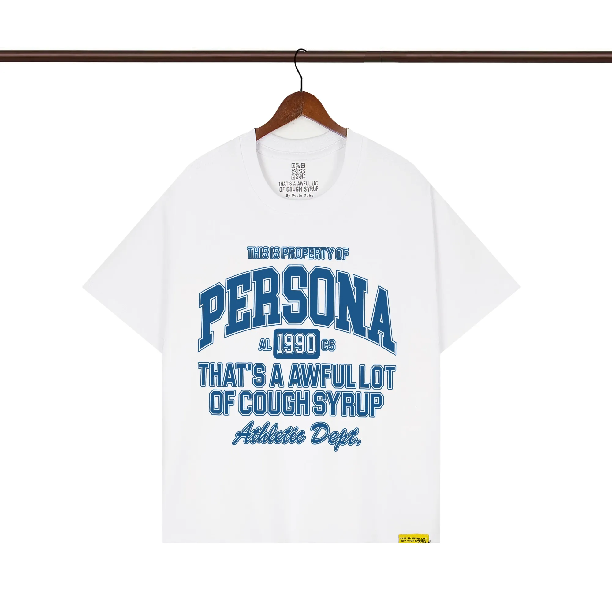 That’s A Awful Lot Of Cough Syrup Persona Athletic Dept Graphic T-Shirt