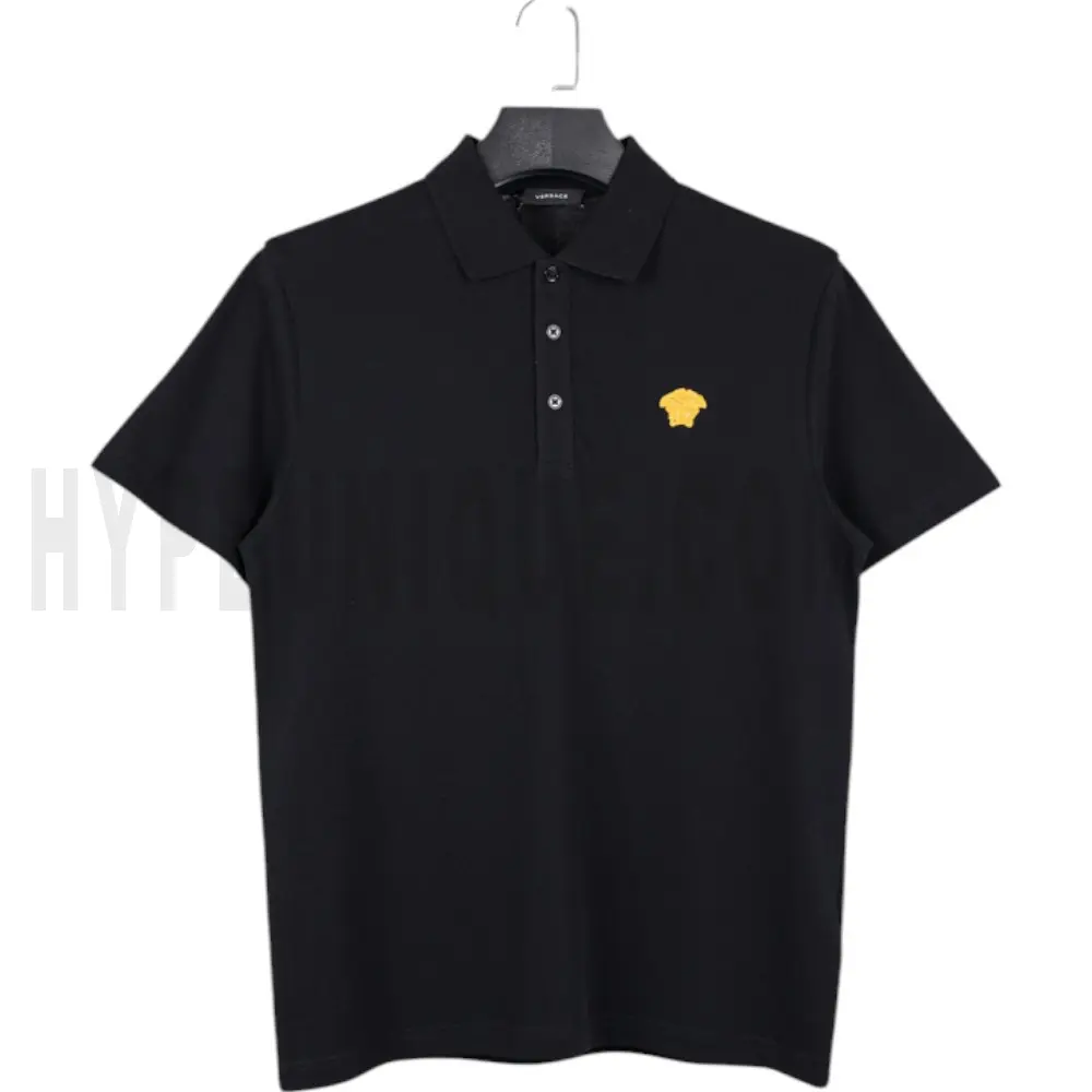 Medusa Embroidered Polo T-Shirt