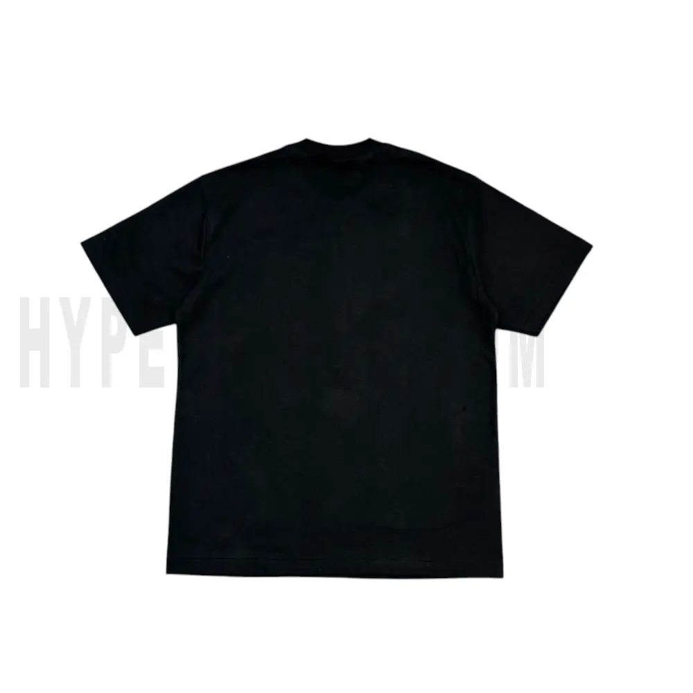 The back of the black clothes