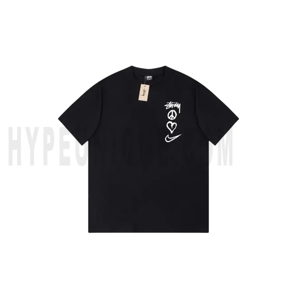 The front of the black clothes