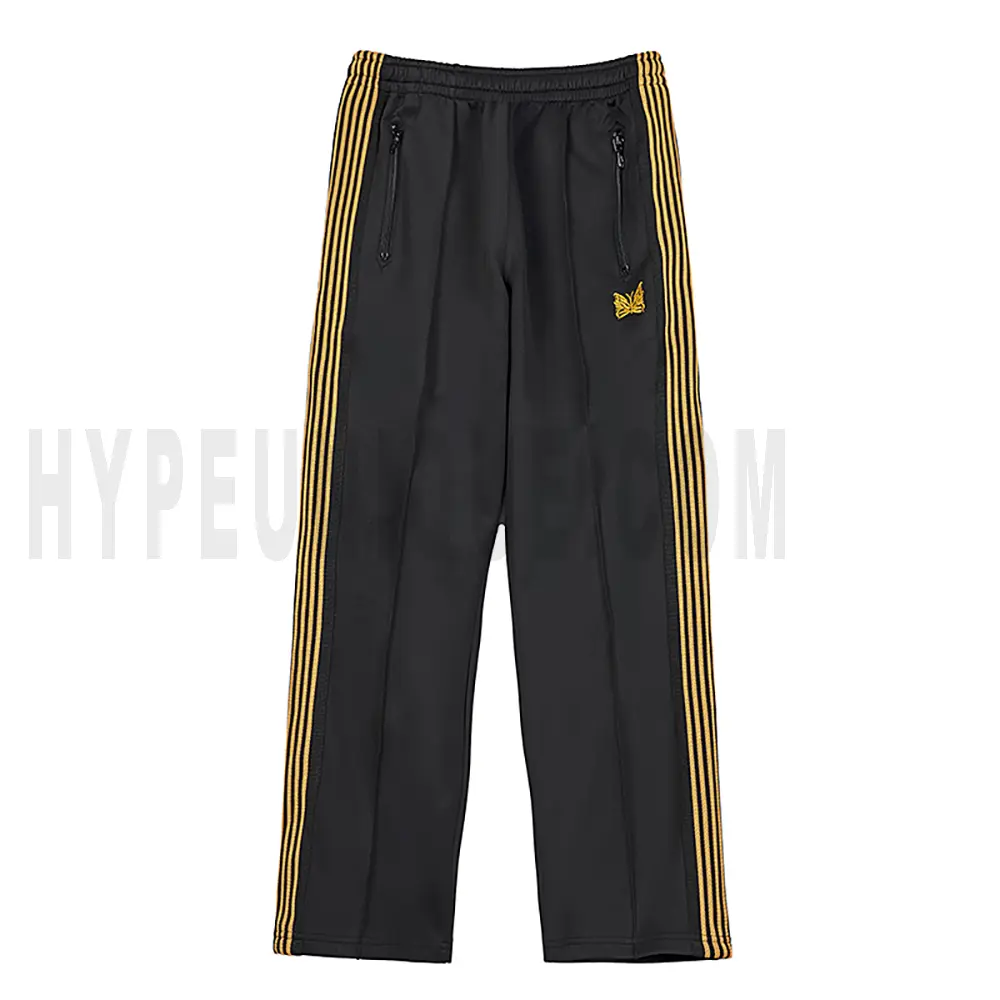 Needles Quality Embroidered Track Pants Classic Stripe Trousers