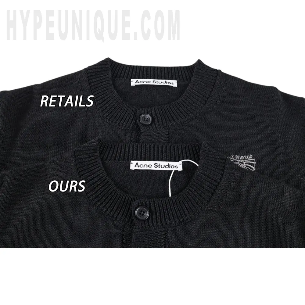 Close-up of the collar detail