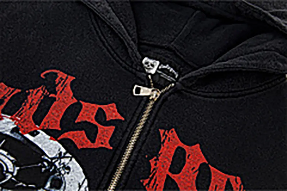 Godspeed Skeleton Embrace Zip-Up Hoodie