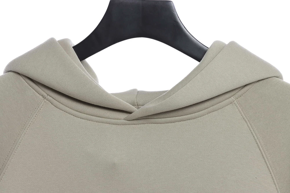 1977 Flocking fleece Hoodie(Black /Green /Grey /Beige）