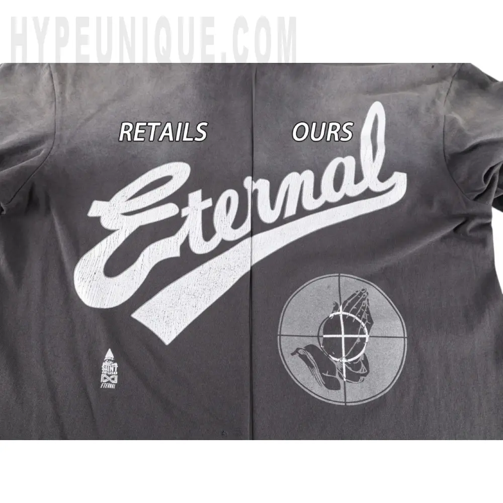 Printed graphic on the front of the garment