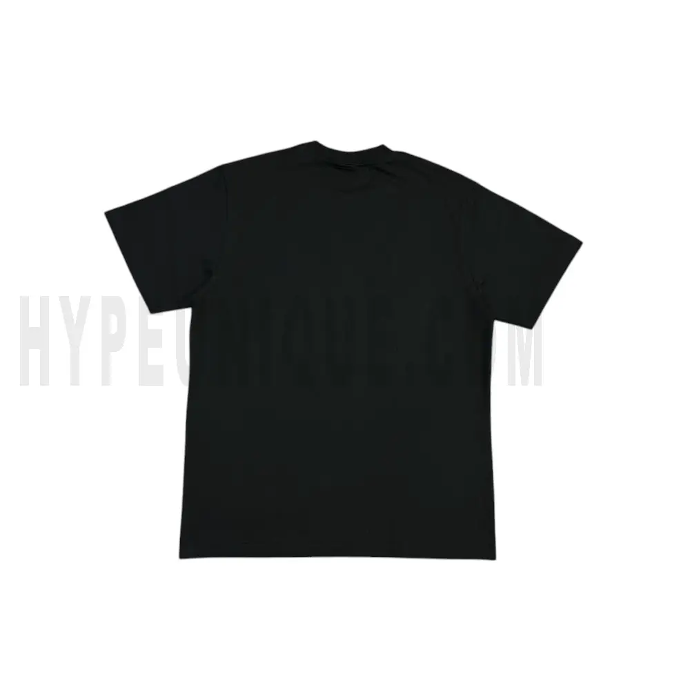 The back of the black clothes
