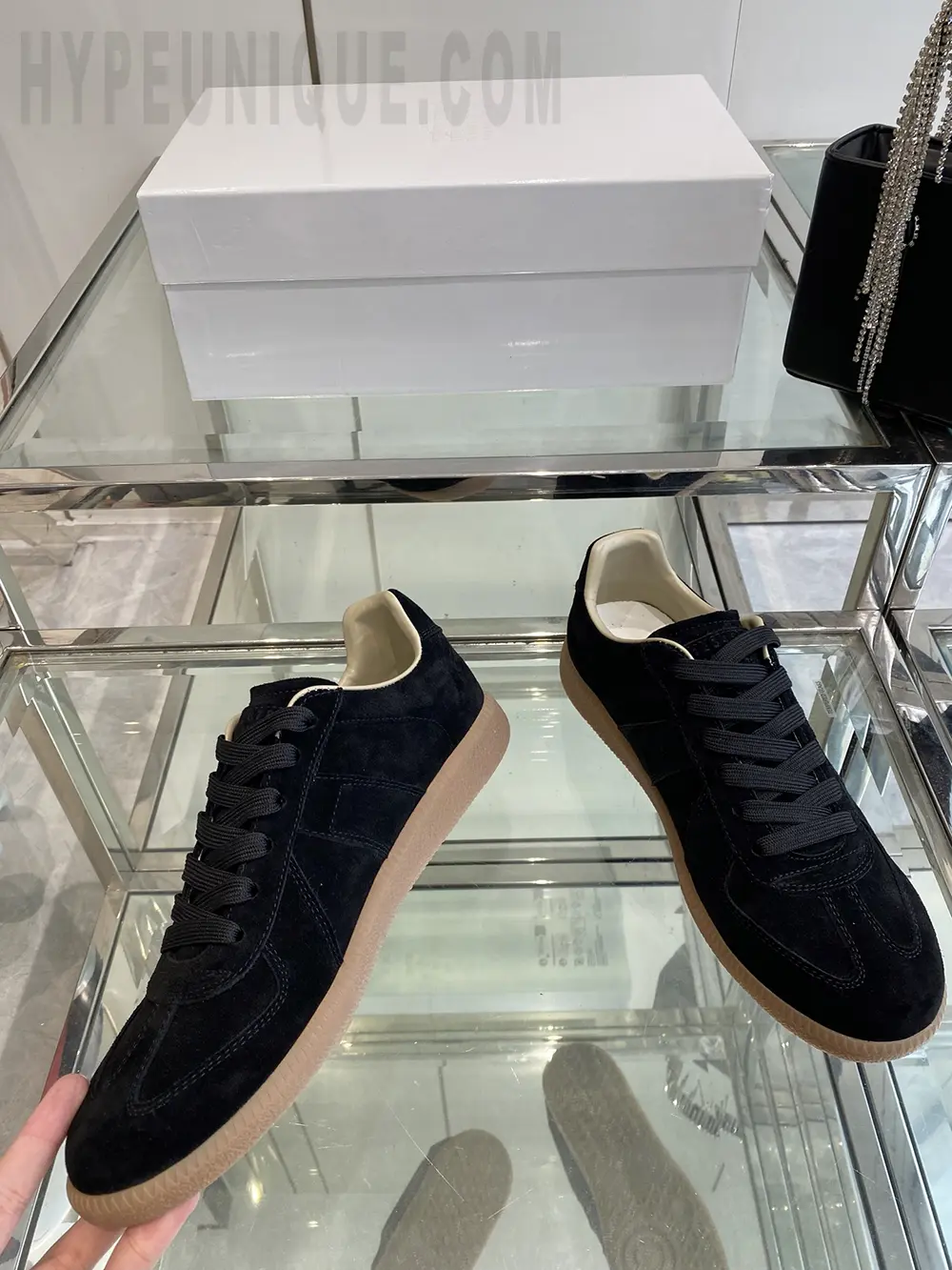 The pair of the shoes